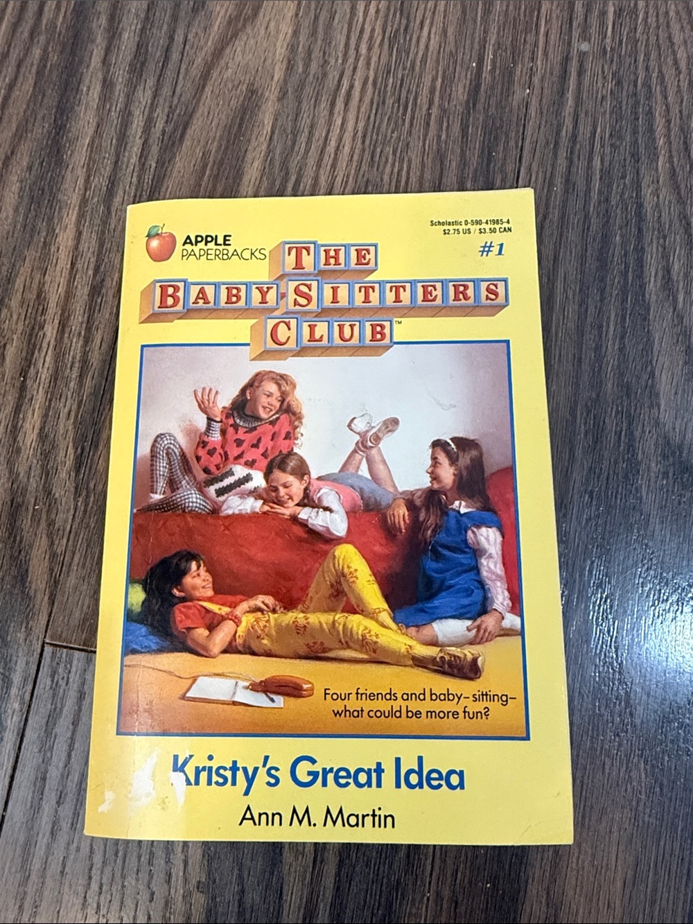 Scholastic The Baby-Sitters Club Paperback - Yellow Cover